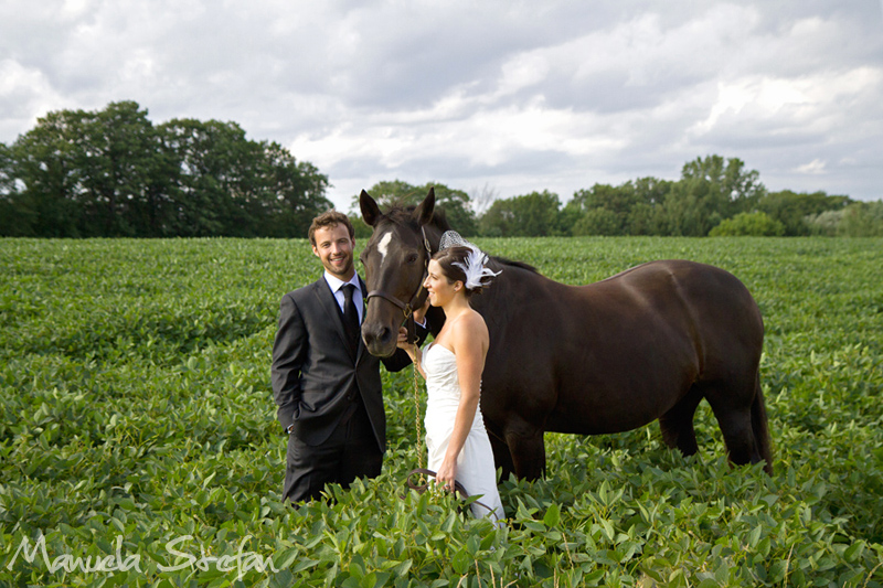 Ontario farm wedding