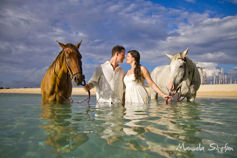 Bride and groom at Braco Stables Jamaica