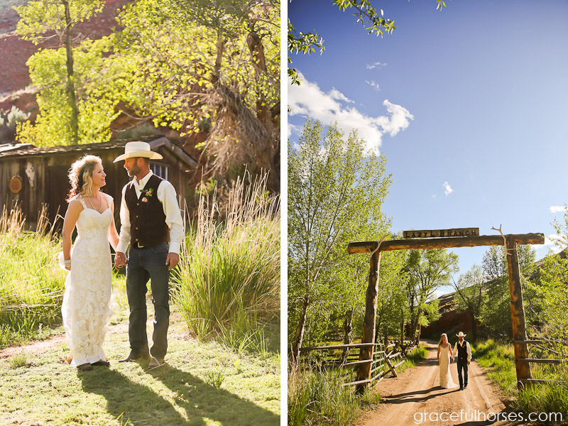 Wedding photography at the Lazy L&B Ranch