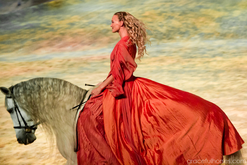 Cavalia girl and horse