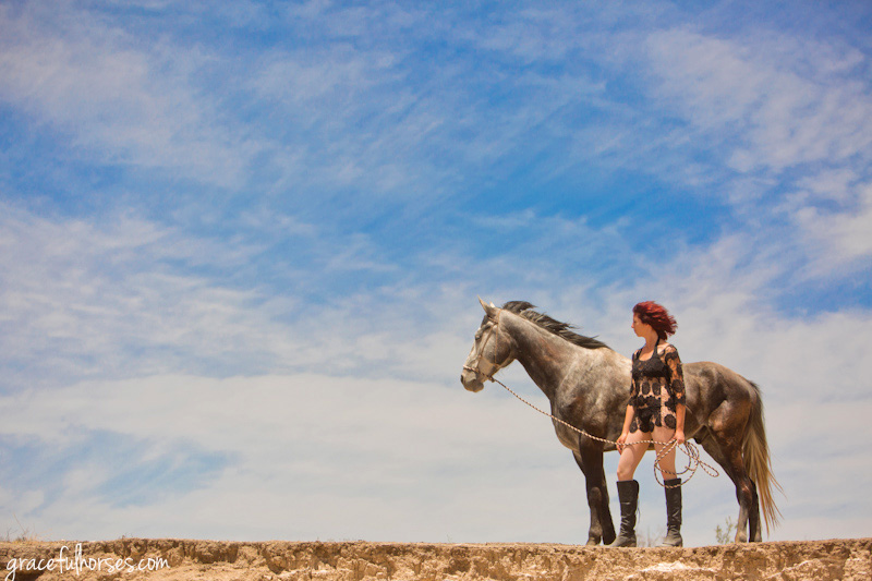 Horse budoir photography