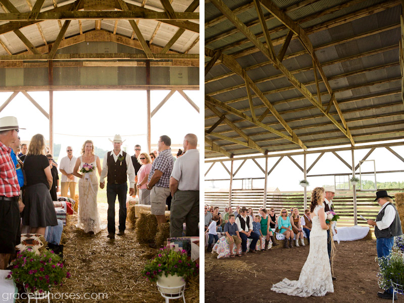 Barn wedding photography