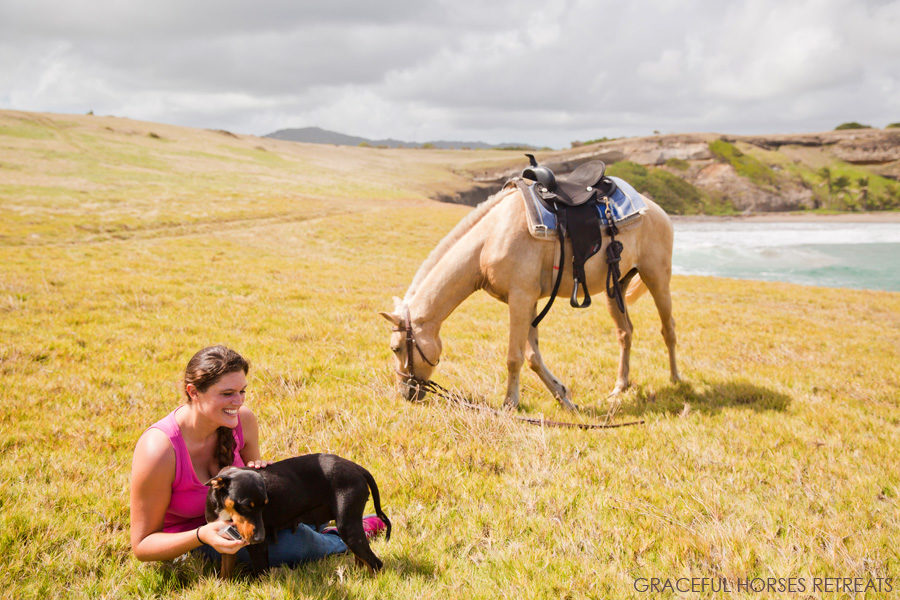 Womens retreat with horses St Lucia